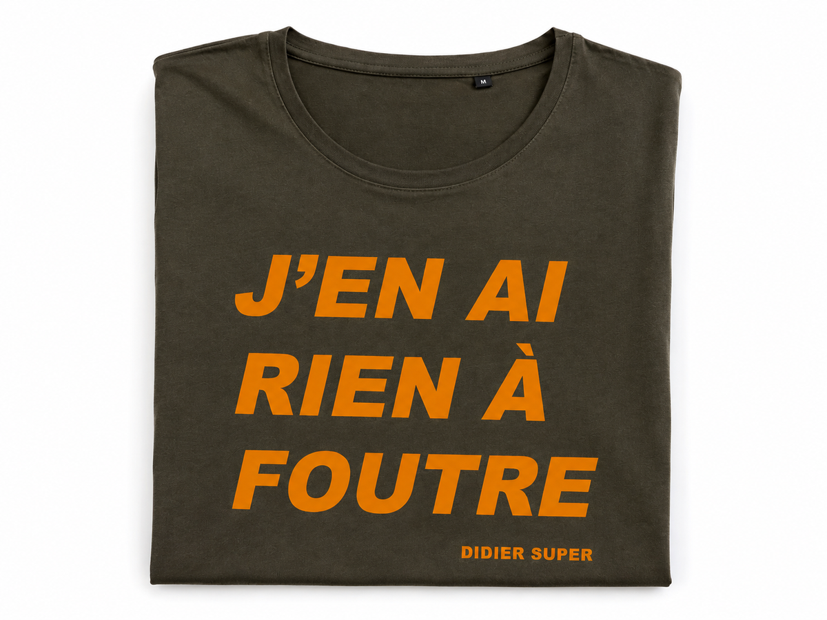 T-shirt « J’en ai rien à foutre » H/F