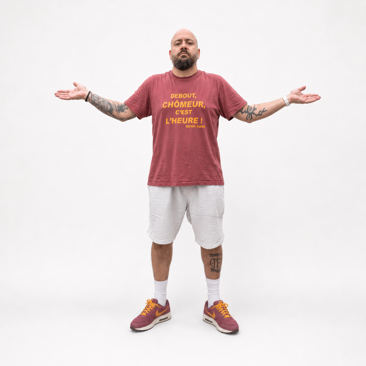 T-shirt « Debout chômeur, c’est l’heure ! »